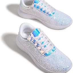 Women's Glitter Shoes Sparkly Lightweight Metallic Sequins Tennis Shoes Casual Retro Braided Walking Shoes-image-50