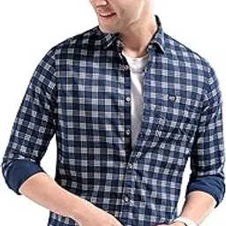 the indian garage co Men's Cotton Slim Fit Shirt-picture-31