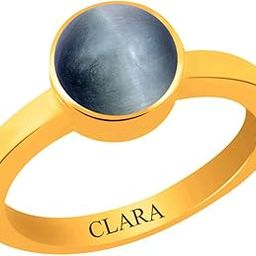 clara Certified Cat's Eye Lehsuniya 7.5 Carat or 8.25ratti Panchdhatu Astrology Ring for Men & Women-picture-44