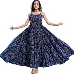 Women Gown with Bandhej Print-picture-50
