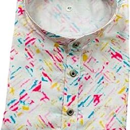 Men's Ethnic Full-Sleeve Printed Kurta - Traditional Indian Wear for Festive and Casual Occasions - Comfortable Cotton Blend-picture-18