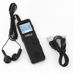 DDLC Digital Voice Recorder Voice Activated Recorder Noise Reduction Dictaphone MP3 Player HD Recording 10h Continuous Recording Line-in Function for Meeting Lecture Interview Class MP3 Record (DVR)-21