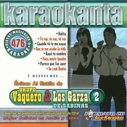 Karaokanta KAR-4476 - Vaquero & Garza de Sabinas 2 Spanish CDG-image-59