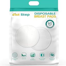 1st Step Honey Comb Lining, Super Absorbant Disposable Breast Pads with Day and Night Protection- 60 Pads-10