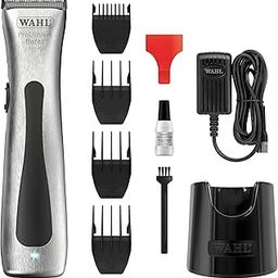Wahl Professional Cord/Cordless 08841-724 Beret Trimmer; 0.4 mm Cutting length; 75 minutes run time; 6000 rpm; Lithium-ion Battery, Golden-41