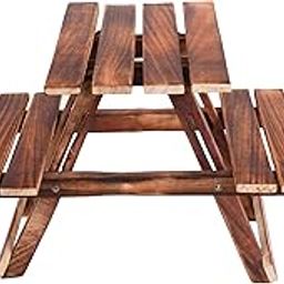 Akshiv Designs Wooden 3 Pot Table for Living Room | Home | Office | Desktop Décor| Toy | Gift-31
