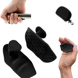 Rubber Gym Grips Fingerless Workout Grips - Ergonomic Rubber Hand Protector Gloves for Weight Lifting, Pull-Ups, Gym Training and Exercise, for men and women-picture-22
