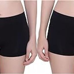 Idol Watches Women's Pure Cotton Seamless Plain Solid Boyshort Panties for Women Underwear Briefs Low-Waist Boyshorts Stylish Undergarments | Boy Shorts for Girls (Pack of 2).-image-99