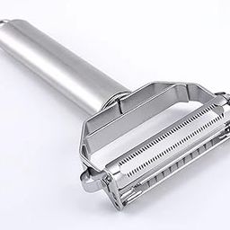 LOOT IN Peeler for Vegetables and Fruits | Julienne Peeler for Salad | Multi-Functional, Stainless Steel, Shredder Slicer and Grater for Potatoes, Carrots, Cucumbers (Pack of 1)-image-23