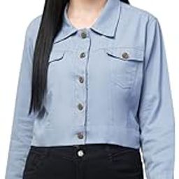 Solid Shirt Collar Full Sleeves Jacket For Women-image-32