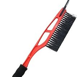 CALANDIS™ Multipurpose Ice Scraper & Snow Brush for Car Windshield Garden Sturdy Red | Ice Scrapers Snow Brushes | Automotive Care Detailing-picture-30