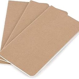 Wanderings Blank Regular Size Travelers Notebook Inserts | 4.25" x 8.25"/11cm x 21cm | 100 gsm Paper | 3 Hand-Stitched Booklets/180 Pages | Travelers Notebook Refills for Journals, Diaries, Planners-60