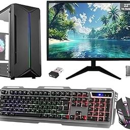 WhiteHeart Desktop Computer Set, i7 4th Gen, 16 GB RAM, 256 GB SSD, 1 TB HDD, 22" HD LED Monitor, RGB Keyboard & Mouse, WiFi, Windows 10 Pro, MS Office (16-256-1TB)-image-77