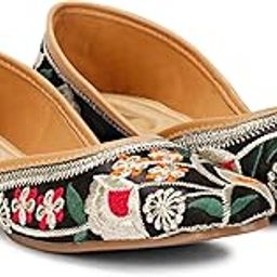 Stylish Embroidered Jutti for Women/Girls | Embellished Stone Work Jutti | Wedding Bellies | Women Ethnic Shoe Traditional Mojari | Kolhapuri/Jaipuri/Punjabi Jutties |-image-73