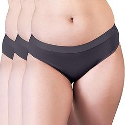 Sensa Women Bikini Style Outer Elastic Low Waist Panties | Pack of 3-image-43