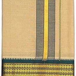 colour dhoti towel for men | south indian Cotton 4 Meter dhoti Towel-image-82