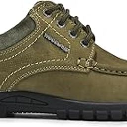 woodland Men Camel Casual Lace Up Shoes-picture-3