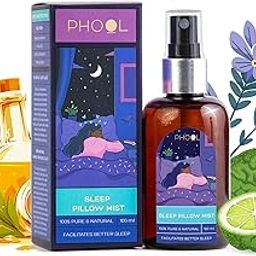 PHOOL LUXURY INCENSE Sleep Pillow Mist - 100 Ml |100% Pure And Natural|Aromatic,Calming & Relaxing Pillow Mist|Helps In Nerve Relaxation|Chamomile & Lavender Extract Sleep Support-image-30