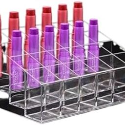 DEVHEART Acrylic Clear Test Tube Rack Transparent Acrylic Test Holder Rack Centrifuge Tube Holder Labortory Display Stands Lab Supplies 16mm Diameter for Test Tubes Chemistry Laboratory-6