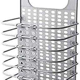 ONENESS CREATION Plastic Foldable Laundry Basket, Wall Hanging Storage Bin for Clothes, Toys, Toiletries, Foldable Organizer for Kitchen, Bedroom, Bathroom & Home Use (Multicolor)-image-41