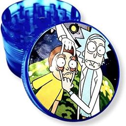 SCORIA Plastic Grinder 2 Part Shark Teeth Herb Rick & Morty Crusher (Pack of 1)-image-23