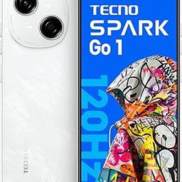 TECNO Spark GO 1 (Glittery White, 4GB+64GB) | 4+ Years Lag Free Fluency | 6.67" 120Hz Smooth Display | 8GB* Bigger RAM | in-Built Infrared Remote | Dual Speakers with DTS | AI Call Noise Reduction-image-5