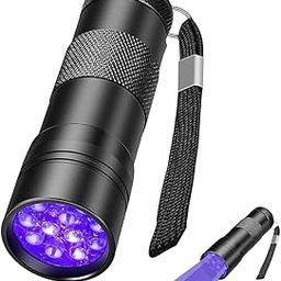 Optifit® UV Light Torch 12 LED UV Portable Flashlight Jade Appraisal Light Detector Lamp, Also Used for Leak, Pet Urine, Bed Bug, Scorpion, Hotel Inspection-56