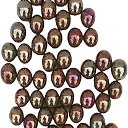 Marble Set -Vibrant Decorative Marbles for Crafts, Games, and Home Décor – Perfect for Kids, Collectors, and Creative Projects | Dark Golden | 50 |-image-79