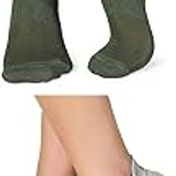Aloe-Soft Socks | Anti odour, aloe infused premium socks- Pack of 2- Confident Green, Shy Grey-Free Size-image-53