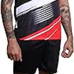 Kabaddi Jersey Set for Boys – Red & Black Super Polly Fabric T-Shirt and Shorts | Comfortable Kabaddi Kit for Practice & Matches-picture-29
