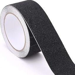 KANDPAND HighPower Anti-Slip Grip Tape - Anti Skid Improves Grip and Prevents Risk of Slippage on Stairs or Other Slippery Surfaces - Keeps You Safe! (50 mm x 5 meter, Black)-image-35