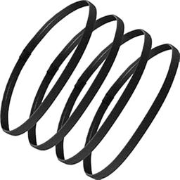4 Pieces Wide Non-Slip Elastic Sports Headbands - Athletic Skinny Hair Headband for Women, Men, Boys, Girls - Silicone Grip Hairband Mini Stylish Sweat Band - Stays in Place & Great for Working Out-picture-14
