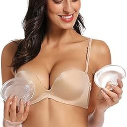 dclub Silicone Bra Inserts with Nipple Cover Gel Breast Pads and Breast Enhancers to Add 2 Cup, Suitable for Bras/Dresses/Swimsuits. 145gm-image-14