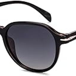 Polarized and 100% UV Protected | Branded and Stylish Sunglasses | Black - Grey Square Full Rim Round | Season Essentials | For Men & Women | Medium | VCS000560-image-70