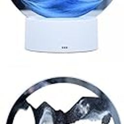 MERISHOPP 2Pcs Moving Sand Picture Night Light Flowing Sand for Decor Blue Black|Home & Garden|Lamps, Lighting & Ceiling Fans|Lamps-image-51