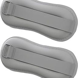 CALANDIS™ 2 Pieces Ankle Weights Workout Leg Weight Straps For Pilates Walking Fitness Gray 0.75Kg | Wrist & Ankle Weights | Strength Training | Fitness Running & Yoga-image-11