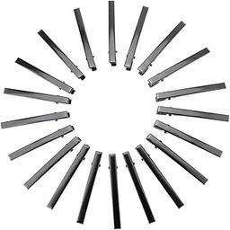 Wynameleri 20 Pcs Metal Black Duckbill Hair Clips of 6cm Hair Styling Sectioning Clips for Women-image-88