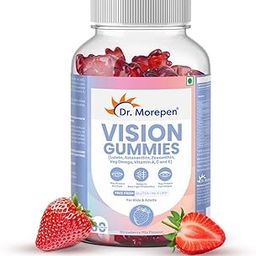 Dr. Morepen Vision Gummies with Lutein, Astaxanthin, Zeaxanthin, Veg Omega, Vitamin A, C & E for Dry Eyes, Blue Light Protection & Eye Fatigue - 60 Gummies-31