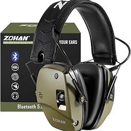 ZOHAN 035 Bluetooth 5.0 Shooting Ear Protection Earmuff, Active Noise Canceling, Hearing Protection with Sound Amplification-image-27