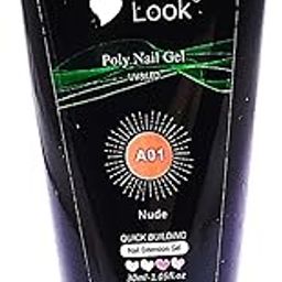 Trendy Look Quick Building Nail Extension UV LED Poly Gel 30ml (Nude)-image-2