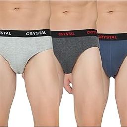 Men's Combed Cotton Solid Alpha Brief with Supersoft Waistband | Pack of 3| Assorted-picture-12