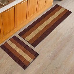 Status Contract Anti Slip Front Door Mat|Runner (55x140cm) & Doormat (38x58cm) Living Room Rug Doors|Nylon Floor Mat Home|Essential Small Rug Office, Bedroom & Kitchen| (Brown)-image-64