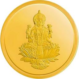 Kalyan Jewellers 24K (999) Purity Goddess Lakshmi Gold Coin 2 Gms-11