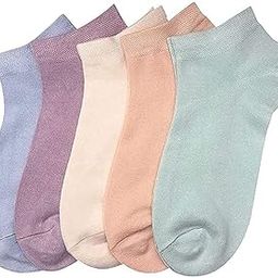 Multi Color Women's Cotton Ankle Length Sports Socks, Ankle Socks for Women, Girls Socks, Unisex Ankle Length Socks Plain Multicolor ||Free Size, Pack of-06||-image-29