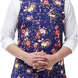 (Since 1958 Men's Cotton Blend Printed Waist Coat-image-33