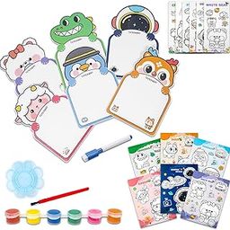 WISHKEY Kids DIY Painting Kit | Set of 6 with Time Table Board, 6 Water Color, Marker, Mixing Tray & Art Sheets | Art Activity Pack for Toddlers & Children | Educational Painting Set for Kids Age 3+-image-90