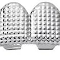 ATORSE 6xGrills Hip Hop Upper Lower 6 Teeth Caps Cosplay Silver Top-26