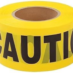 BHAGVAT Non-Adhesive Yellow Caution Tape Highly Visible Barricade Tape Weatherproof Safety Barrier Tape, Safety Blocking Tape 7.5cm * 300-Feet Roll-image-29