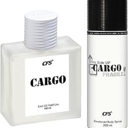 CFS Cargo White EDP Long Lasting Perfume & Cargo White Deodorant Body Spray-10