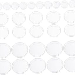 PLAFOPE 30PCS Disposable Plastic Petri Dishes Set with Lids for Laboratory Culture for Yeast and Experimental Work Sterile Lab Supplies-image-90